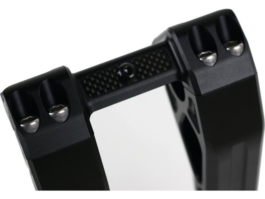 Harley Davidson Sportster [1985-2020] -6 "Risers Fastback universels anodisés noirs