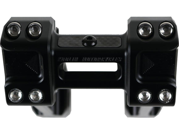 Harley Davidson Sportster [1985-2020] -6 "UNIVERSAL FASTBACK RISERS BLACK ANODIZZATO