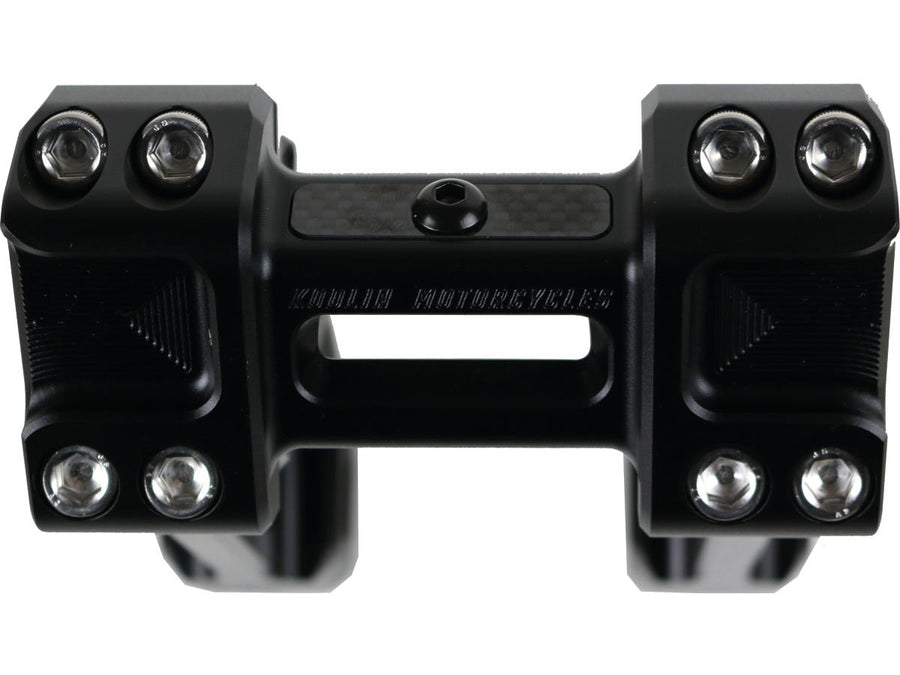 Harley Davidson Sportster [1985-2020] -6 "Risers Fastback universels anodisés noirs
