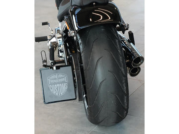 Harley Davidson Softail [2018-2024] -mediumstorlek av registreringsskyltar per sidmontering - 0