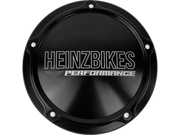 Harley Davidson Dyna [1999-2017] – Performance Derby Abdeckung 5-Loch Glanz Schwarz - 0
