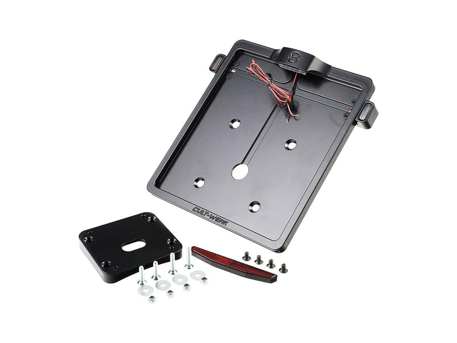 Harley Davidson FXLR [2018-2020]-in het midden van de kentekenhouder en