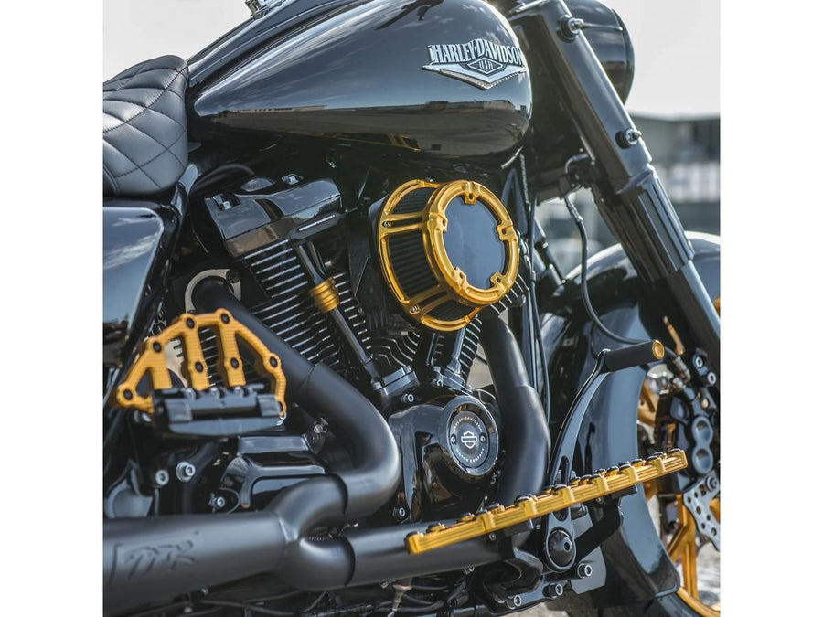 Harley Davidson Softail [2018-2024] -Method ™ Clear Series Air Filter Gold Gold