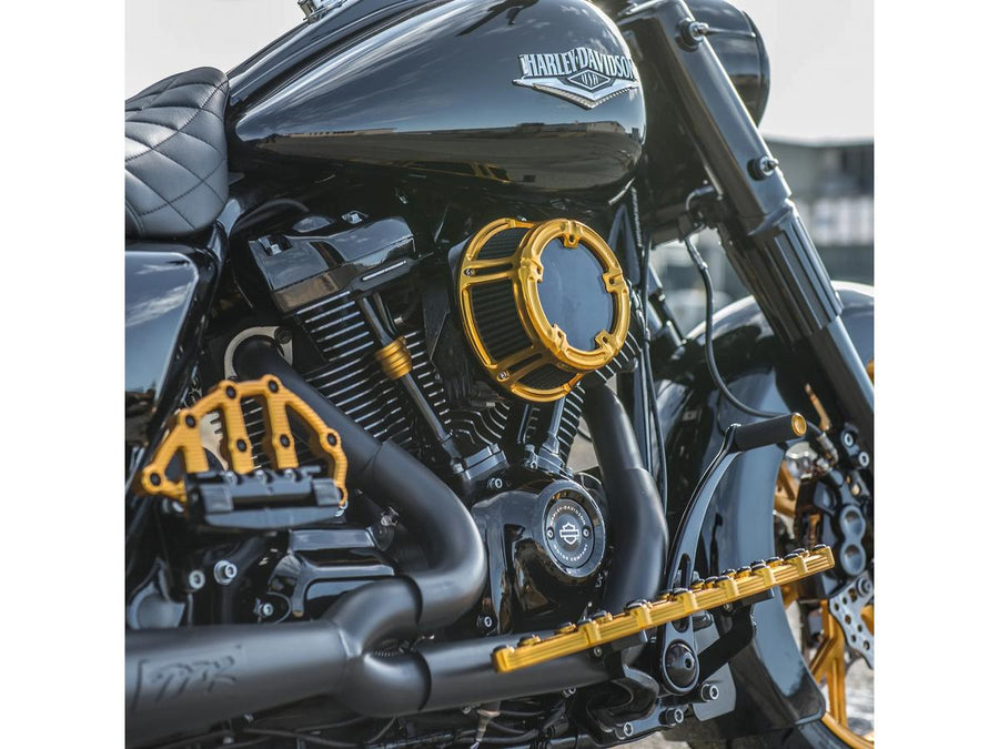 Harley Davidson Softail [2018-2024] -Method ™ Clear Series Air Filter Gold Gold