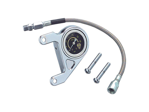 Harley Davidson Dyna [1999-2017] -Radius Oil -painemittaripakkaus Ness-Logolla