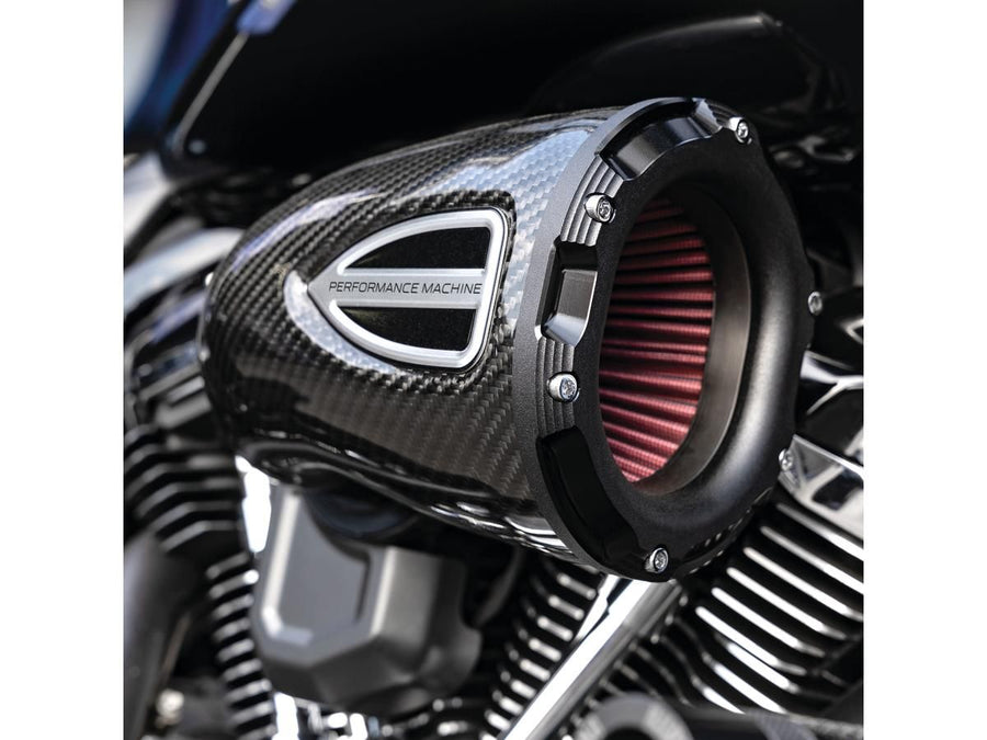 Harley Davidson Softail [2016-2017] – C4-Serie Luftfilter Glanz Carbon Schwarz Ops