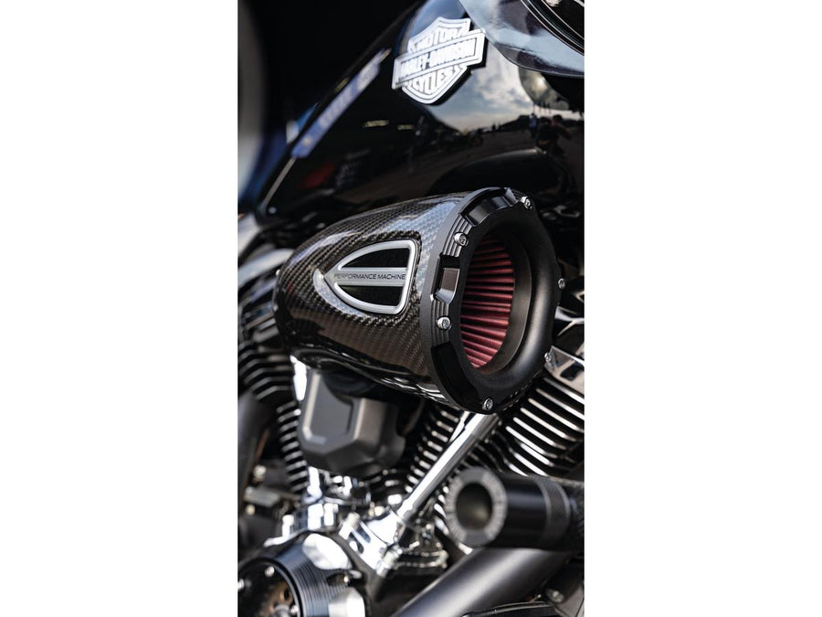 Harley Davidson Softail [2016-2017] – C4-Serie Luftfilter Glanz Carbon Schwarz Ops