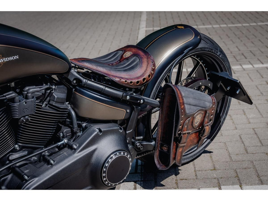 Harley Davidson FXBR [2022-2025] – titano solo sėdynės tvirtinimo rinkinys platus rėmas