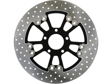 Harley Davidson Dyna [2000-2017] – Runde 340 mm schwimmende Bremsscheibe Vegas Black - 0