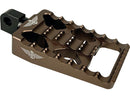 Harley Davidson Softail [2018-2025] -MX V1 Pediatric Footrest Bronze eloxoval-3