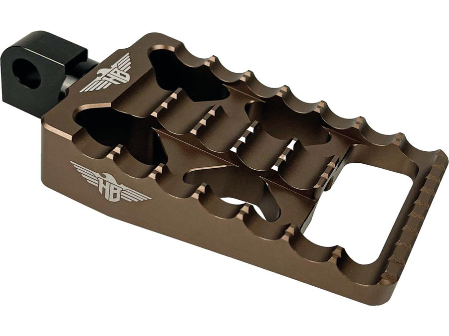 Harley Davidson Softail [2018-2025] -MX V1 Pediatric Footrest Bronze eloxoval