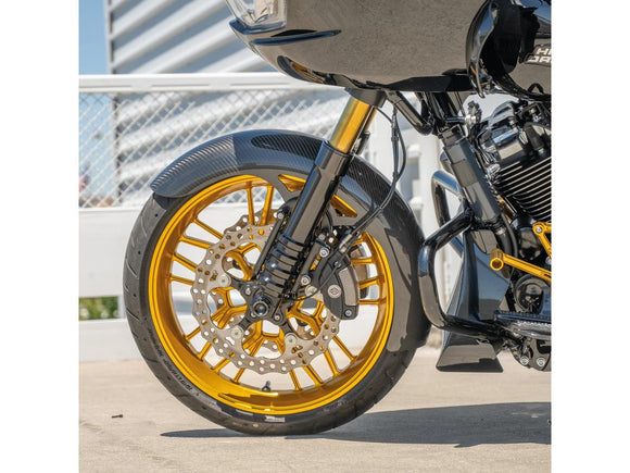 Harley Davidson Flhxse [2023-2024] -Wrapper Carbon Fiber Front Wheel Protection Sheet 19 "