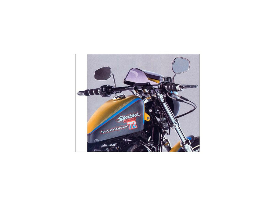 Harley Davidson - 1 "Drag Bar Lenker Chrom 1" Gasstog efter ledning