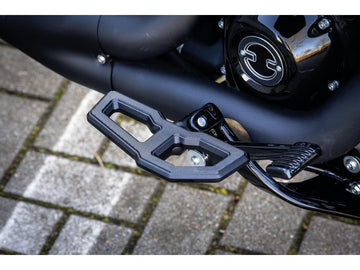 Harley Davidson Softail [2018-2025] -Mini Free Board Footrost Set Black Satin - 0