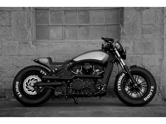 Harley Davidson Indian Scout Hinweis [2015-2024] – Caferacer Heckumbausatz Aluminium
