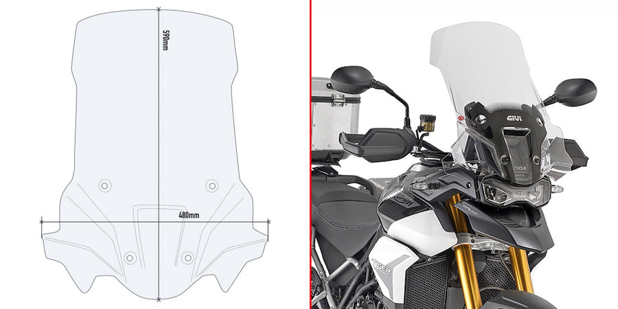 TRIUMPH TIGER 900 [2020-2022] - Szyba przednia do Tiger 900 Rally