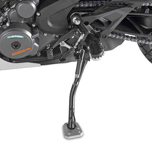 KTM Adventure 790 [2019–2026] – Seitenständerfuß-Verbreiterung Alu/Edelstahl