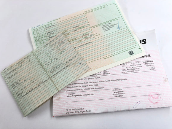 KTM 640 LC4 Adventure [2003] - Frame met papieren