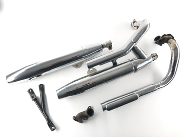 Yamaha XVS 650 Drag Star 4VR [1997] - Pakojärjestelmä kokonaan ilman ruuveja