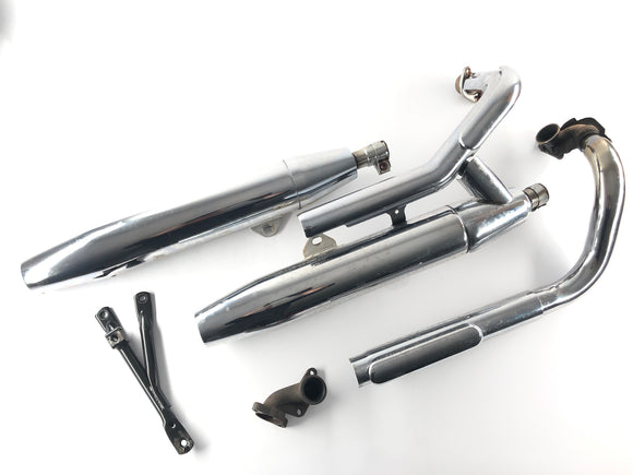 Yamaha XVS 650 Drag Star 4VR [1997] - Pakojärjestelmä kokonaan ilman ruuveja