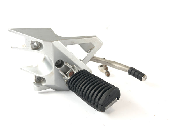 BMW R 1100 R 259 [1995] - Rastenplatte links mit Schalthebel und Gestänge