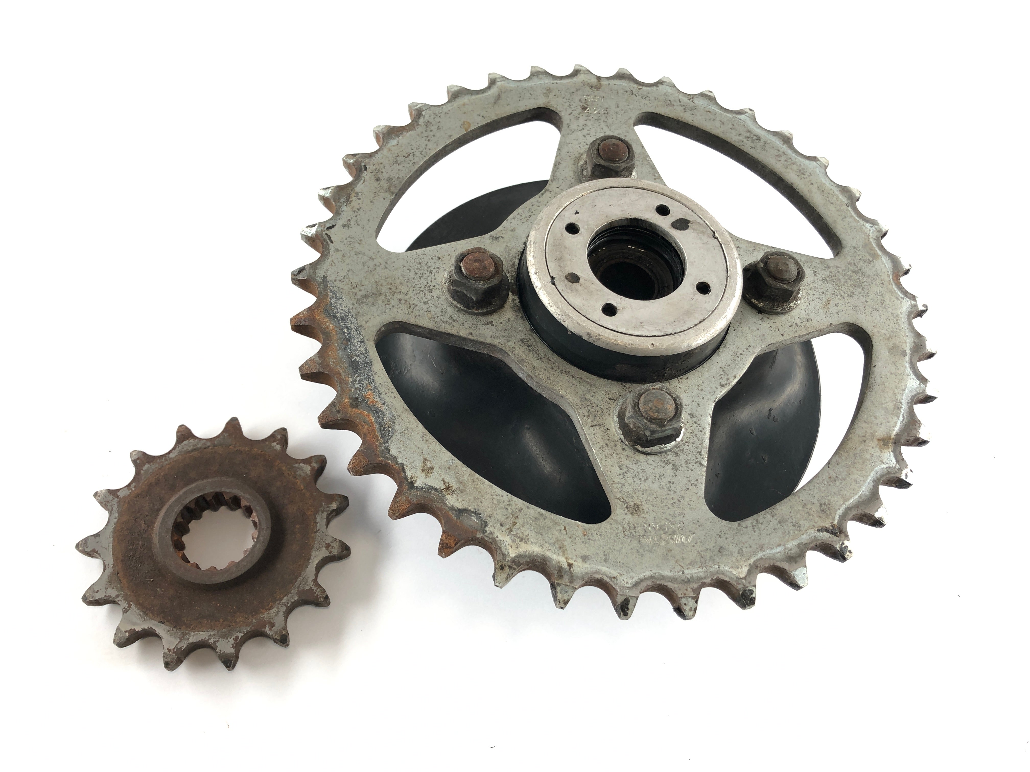 Honda CB 750 K RC01 [1983] - Sprocket and pinion with sprocket carrier