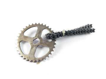 Honda NTV 650 RC33 - Olejové čerpadlo s ozubeným a řetězovým pohonem