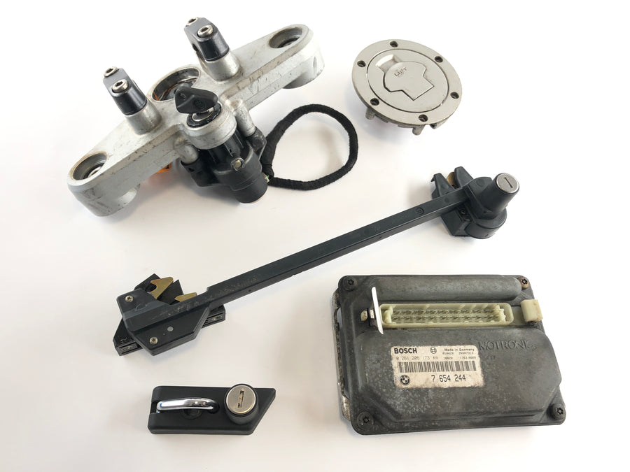 BMW R 1150 GS [2000] - Zárkészlet felső villahíddal és vezérlőegységgel
