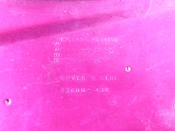 Honda CB 900 F SC01 [1981] - Sidbeklädnadsbeklädnad till höger