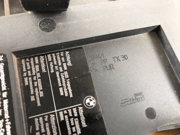 BMW C1 125 [2001] - Sedile del conducente dello schienale