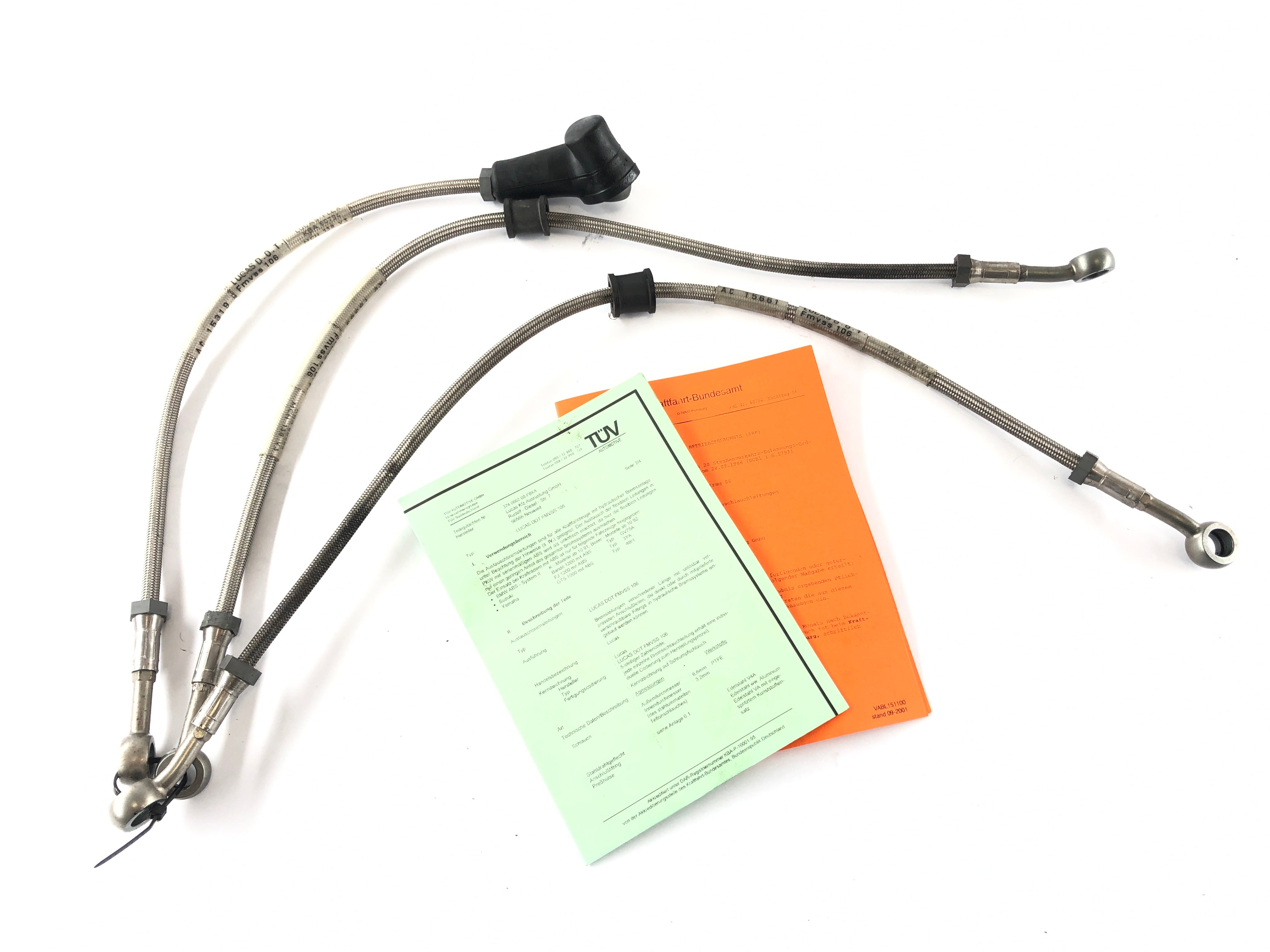 Honda CB 900 F2 SC09 [1985] - Front brake lines with certificate steel braided