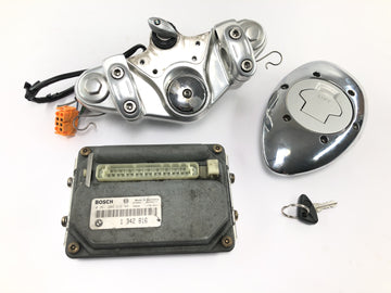 BMW R 1200 C 259C [1998] - Set brava, brava za paljenje, brava upravljača, poklopac spremnika, vilica, upravljačka jedinica