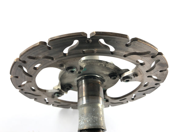 Ducati Multistrada 1000 DS [2004] - tylna oś z kołem łańcuchowym i dysku hamulcowym