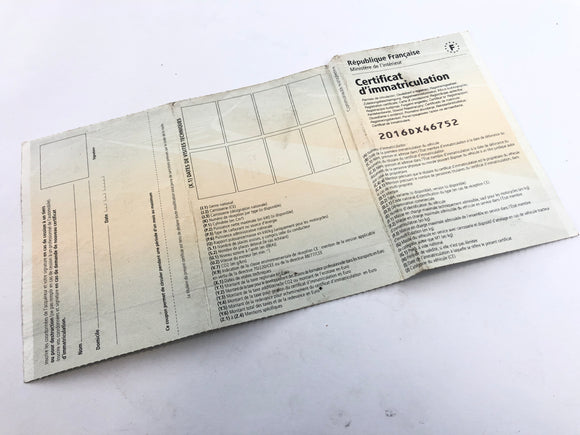 Honda ST 1100 SC26 Pan European [1990] - рама с бумагами