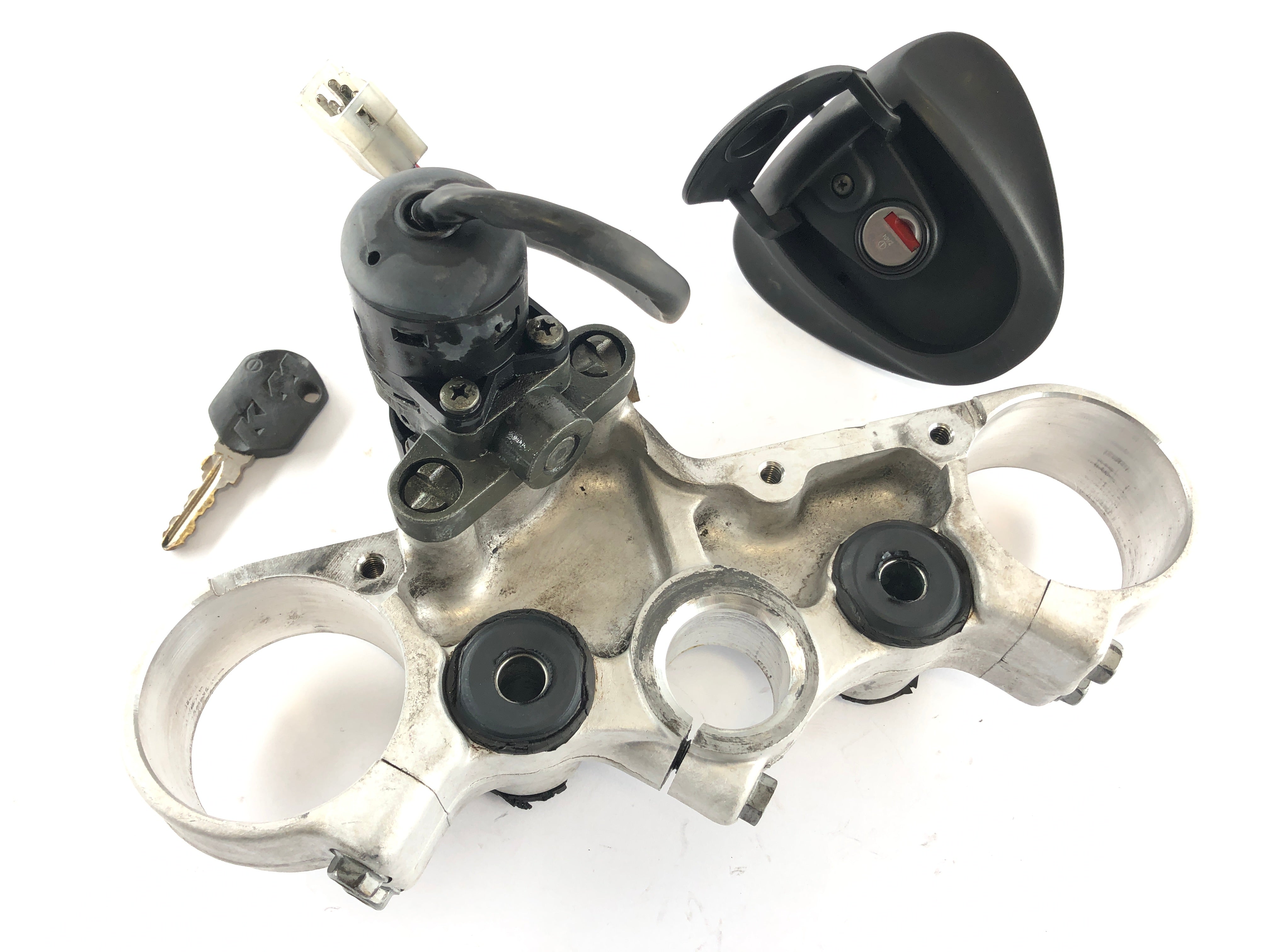 KTM 640 LC4 Prestige [2003] - Lock set with top triple clamp