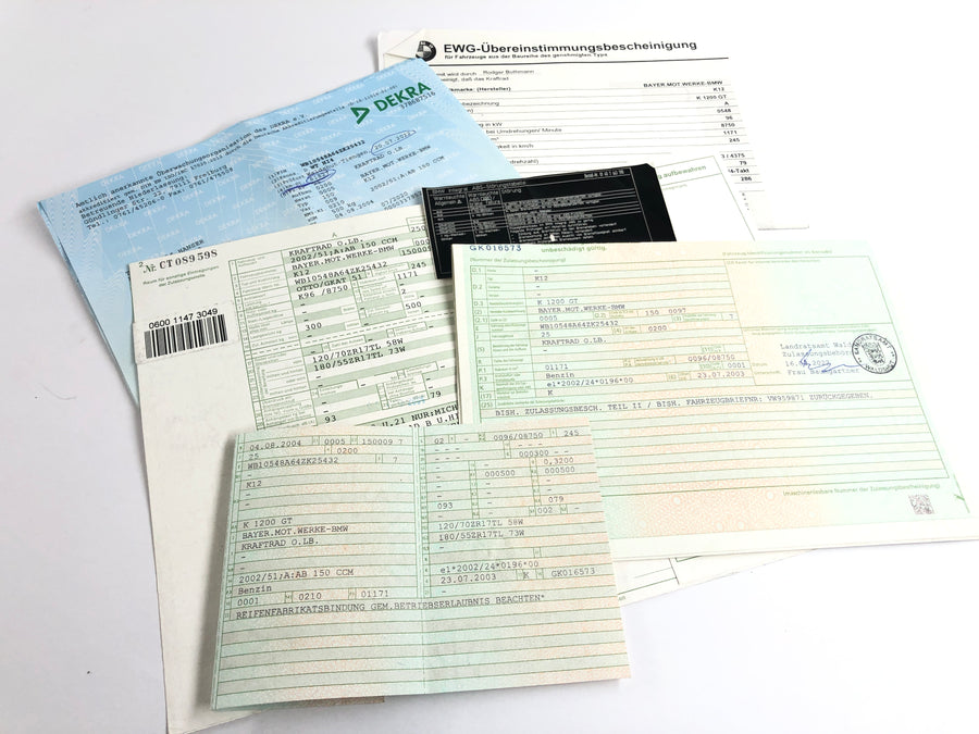 BMW K 1200 GT K12 [2004] - Frame con documenti