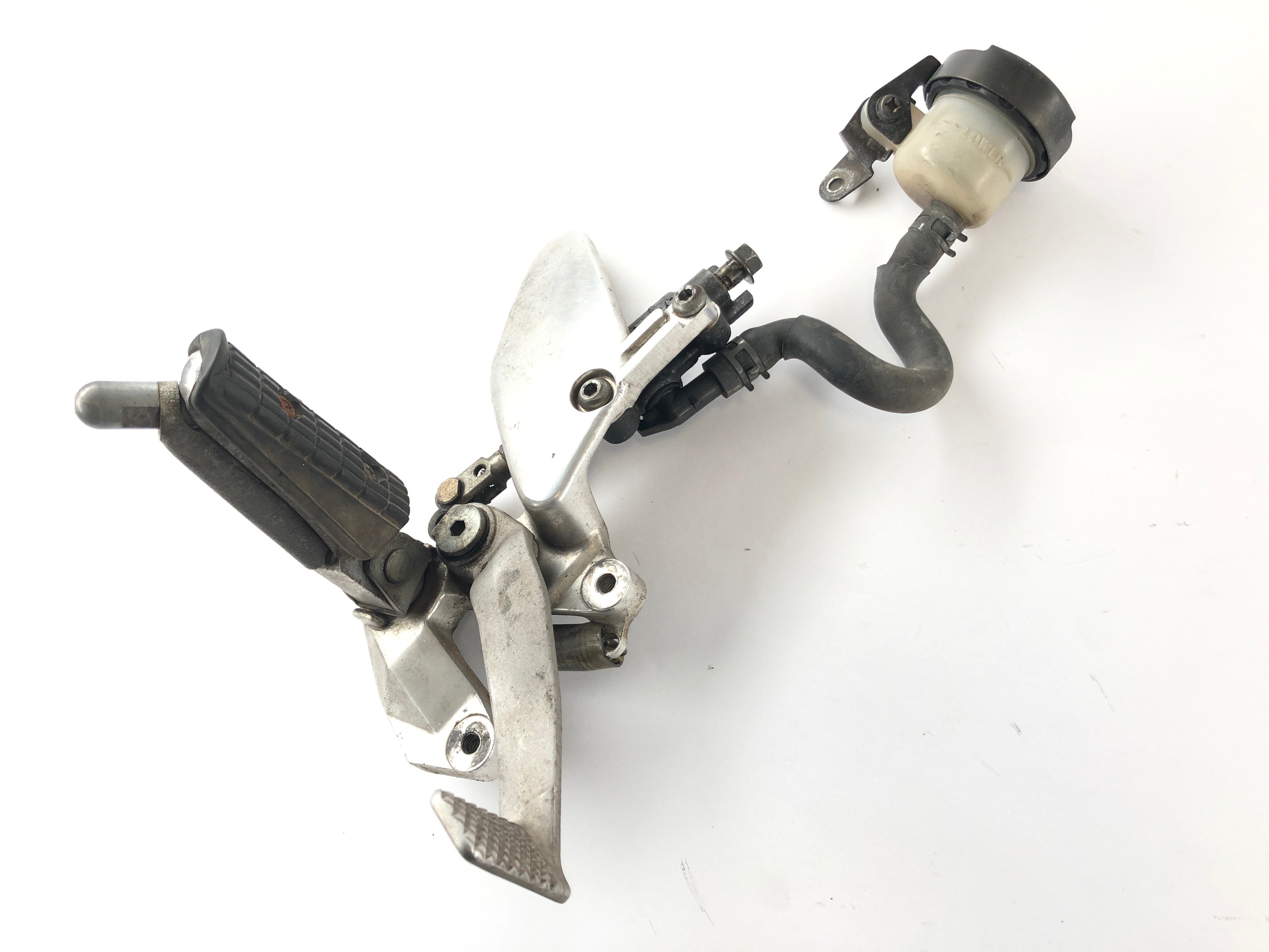 Yamaha YZF 750 R 4HN [1995] - Right footrest with brake pump and brake lever - 0