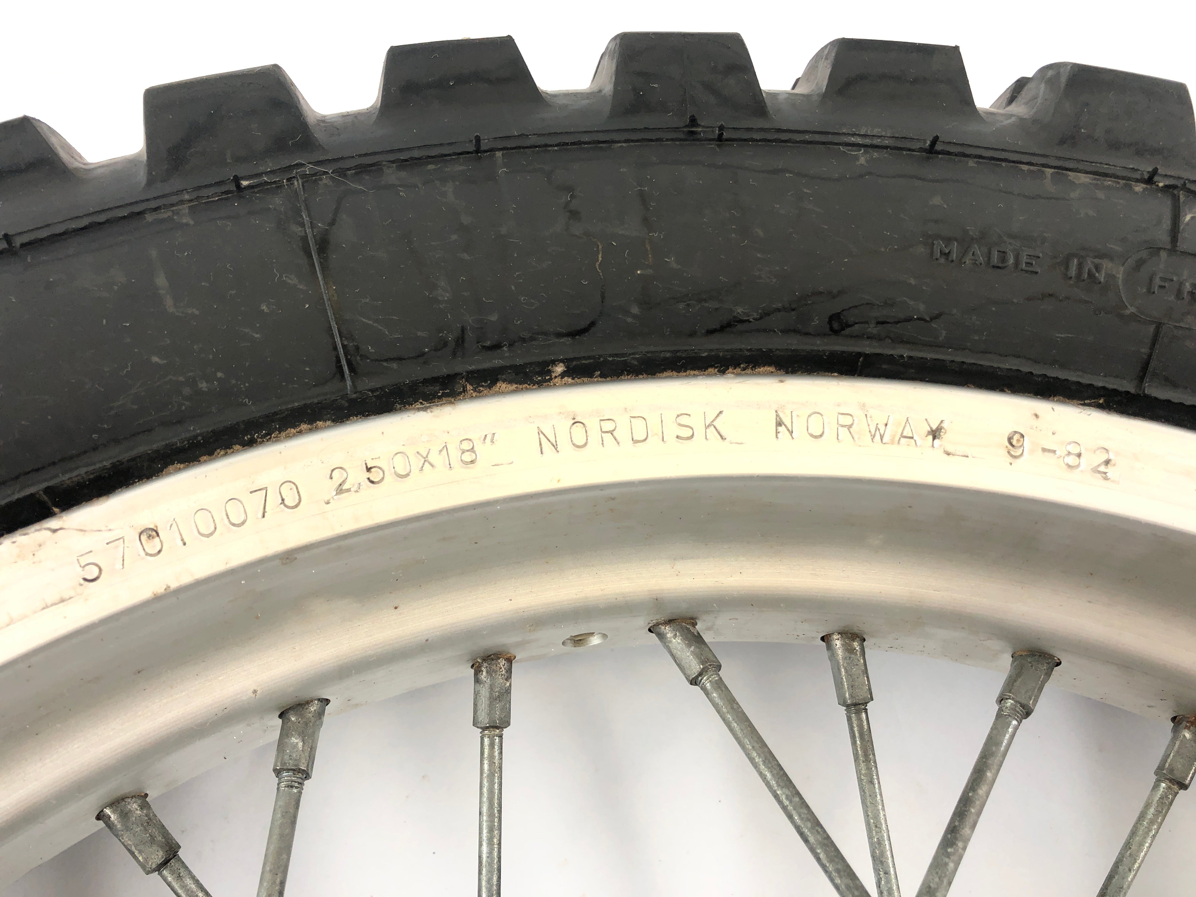 KTM 500 GS K4 [1983 Rotax] - Rear wheel rim rear