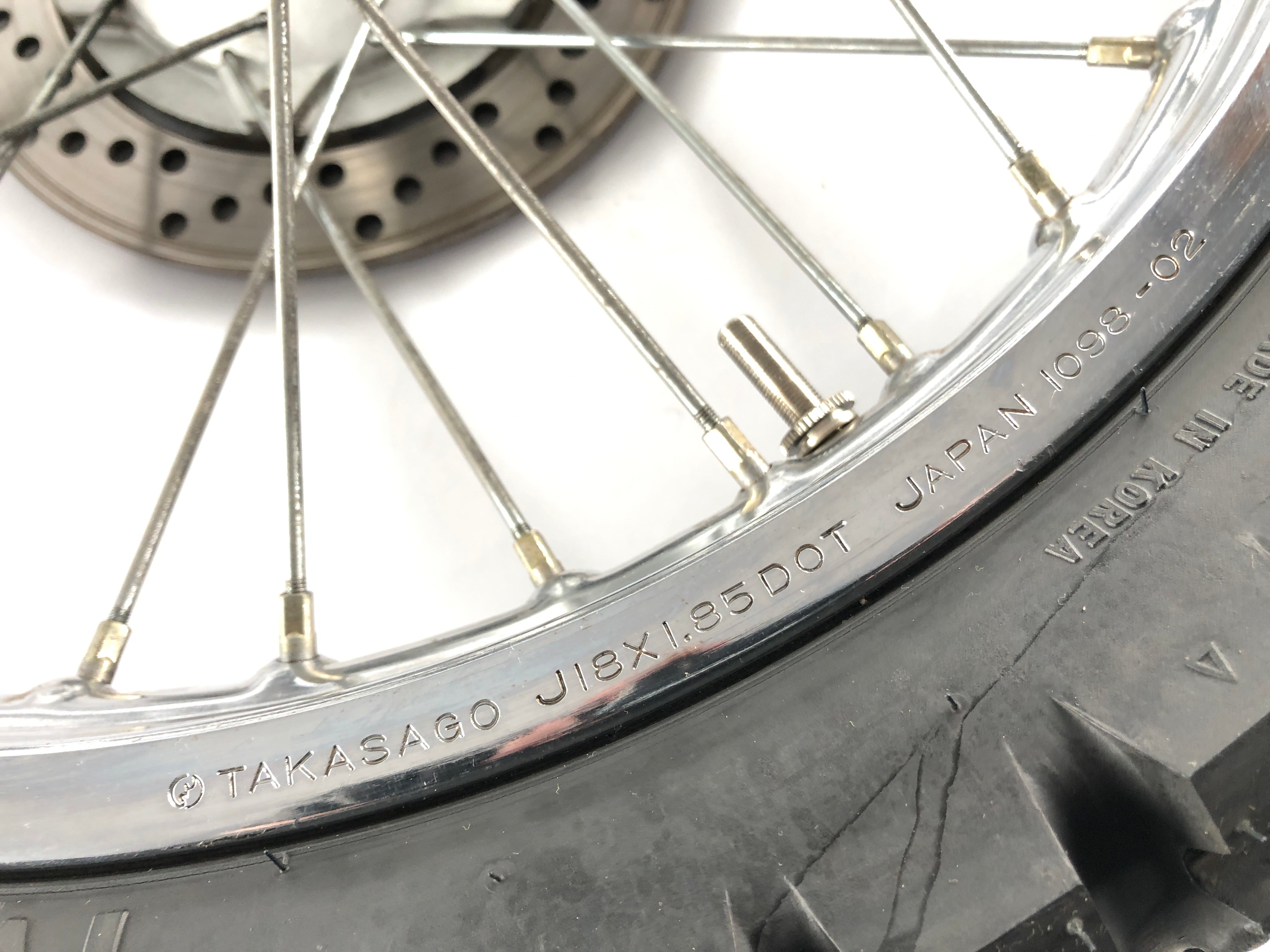 Yamaha DT 125 R DE03 [1999] - Hinterrad Rad Rim