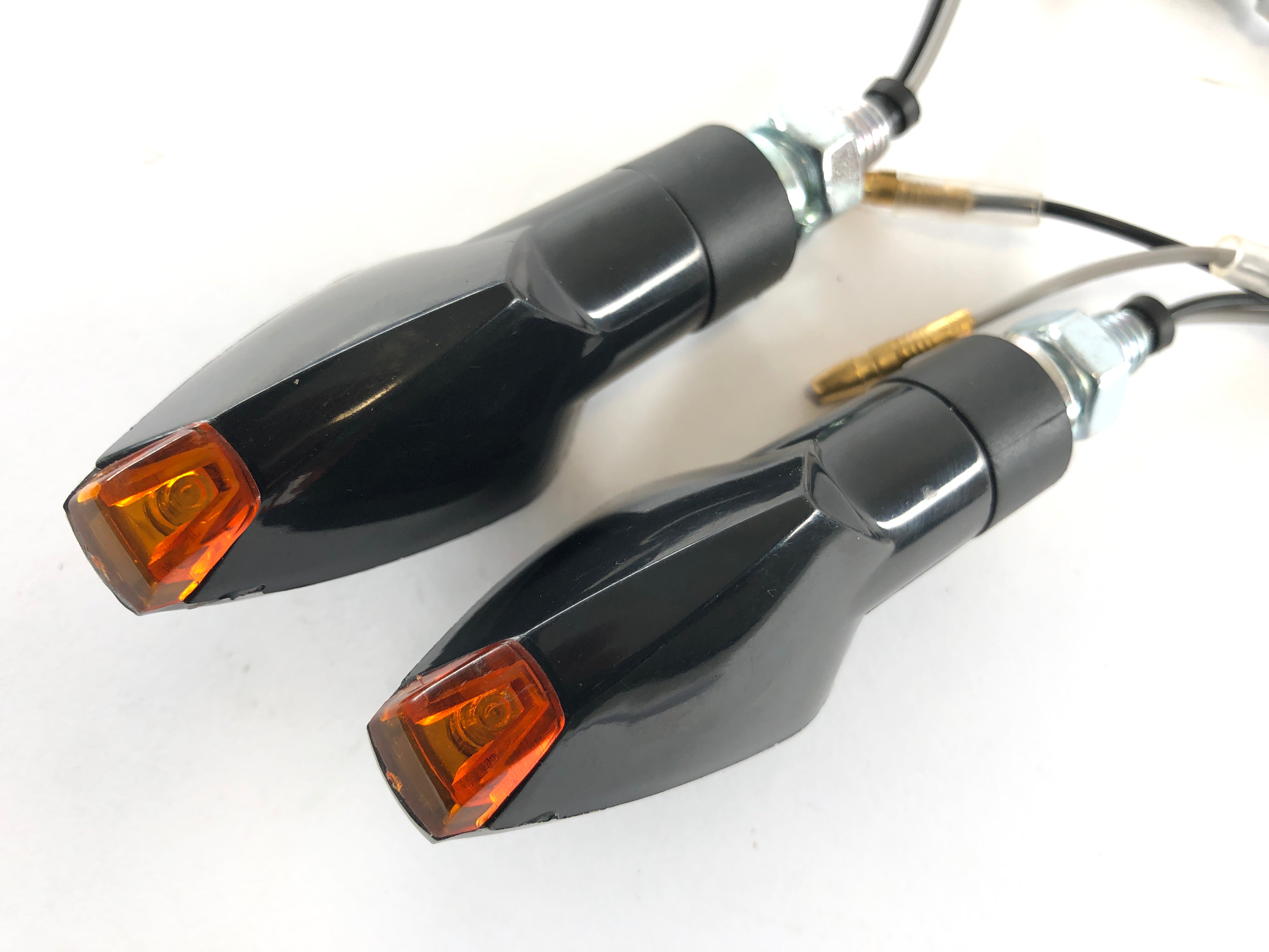 LED BLINKER s odpory Black [s e -testovou značkou] - Yamaha Kawasaki Suzuki Ducati KTM