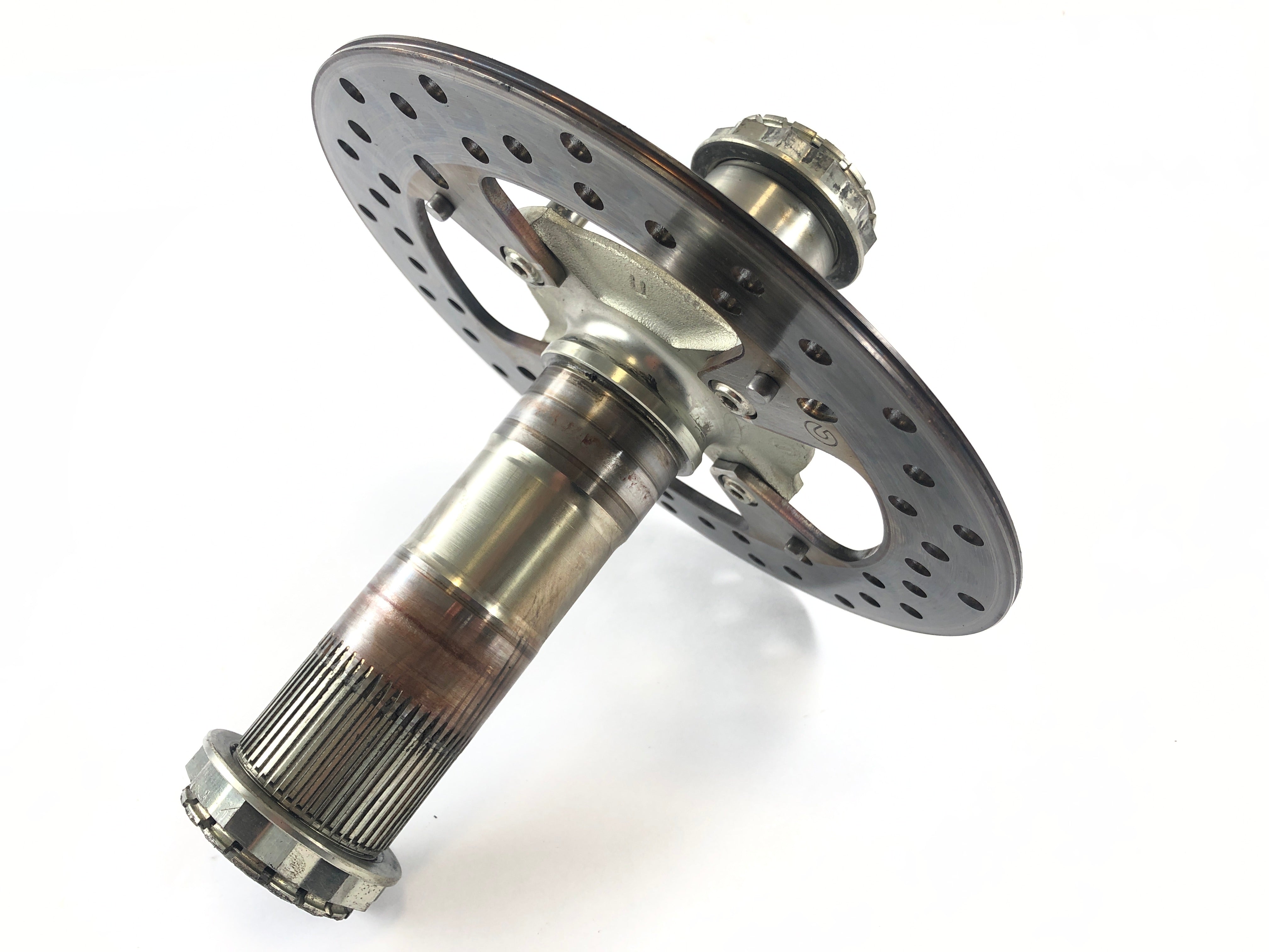 Ducati 1098 S [2007] - Rear axle rear wheel axle and brake disc