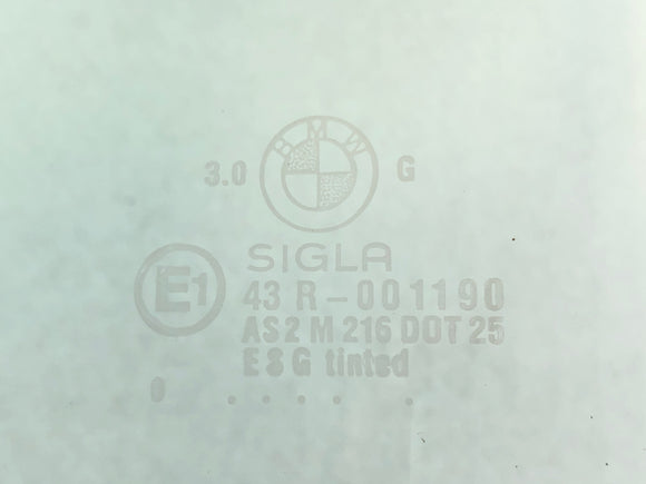 BMW M 535I E28 [1986] - Triangulär sidofönster på baksidan till höger