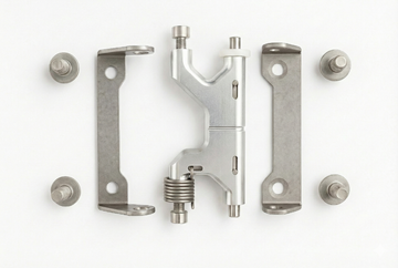 Ducati 748 916 996 998 [silber] - Sitzbank Scharnier Adapter Komplett-Set