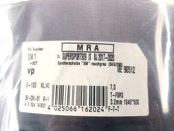 Ducati Supersport 939/950 [2017-2020] - MRA Spoiler Disco Smoked Gray - 0