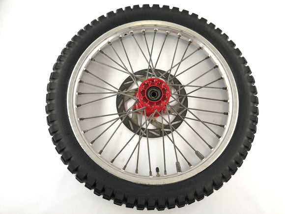 KTM LC4 ER 600 [1994] - Kołek przedniego koła z tarczą hamulcową