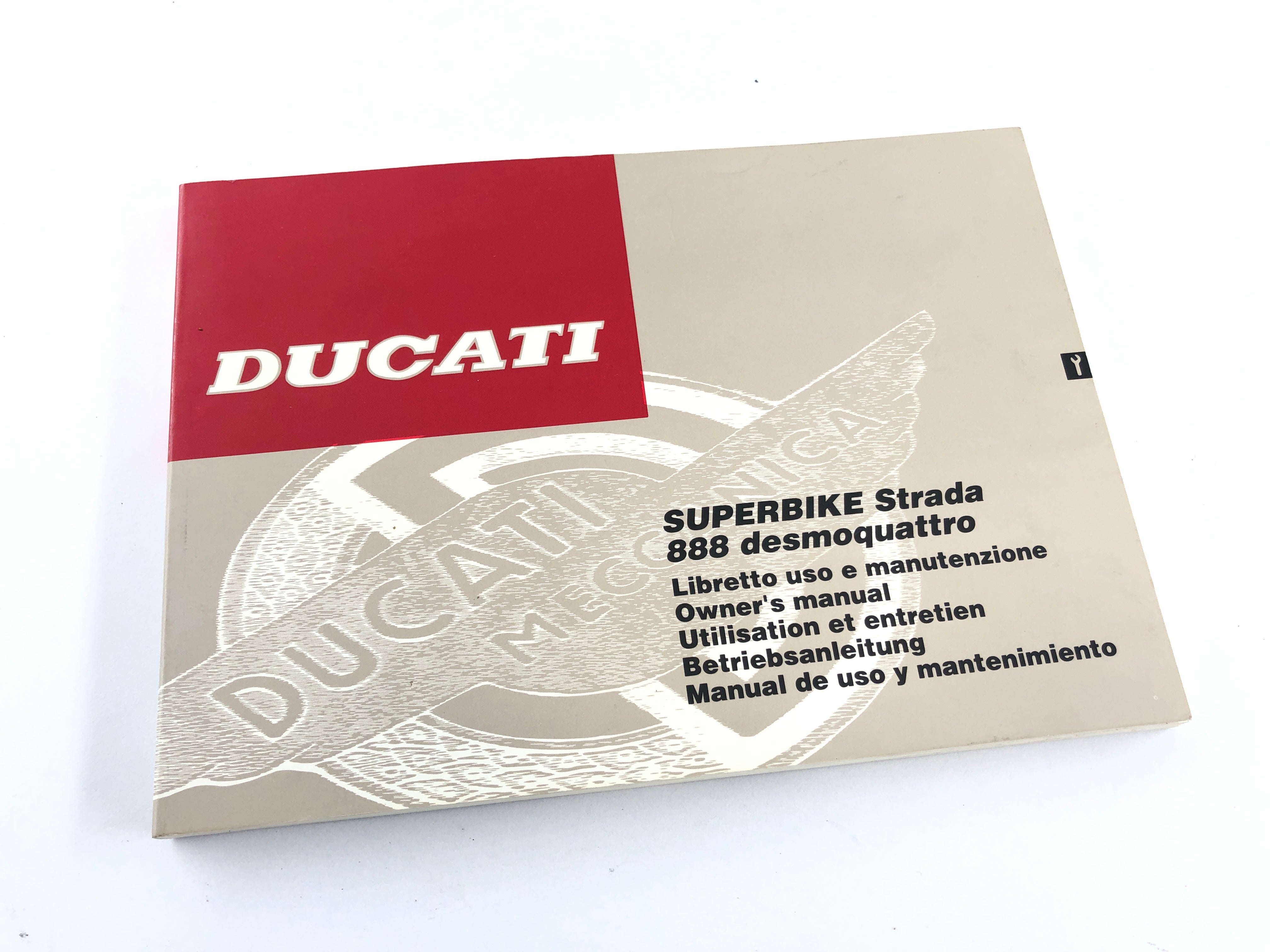 Ducati 888 Strada [1993] - Instrucciones de operación