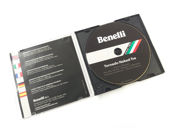 Benelli TNT 1130 Sport [2002] - Manuel d'utilisation sur CD
