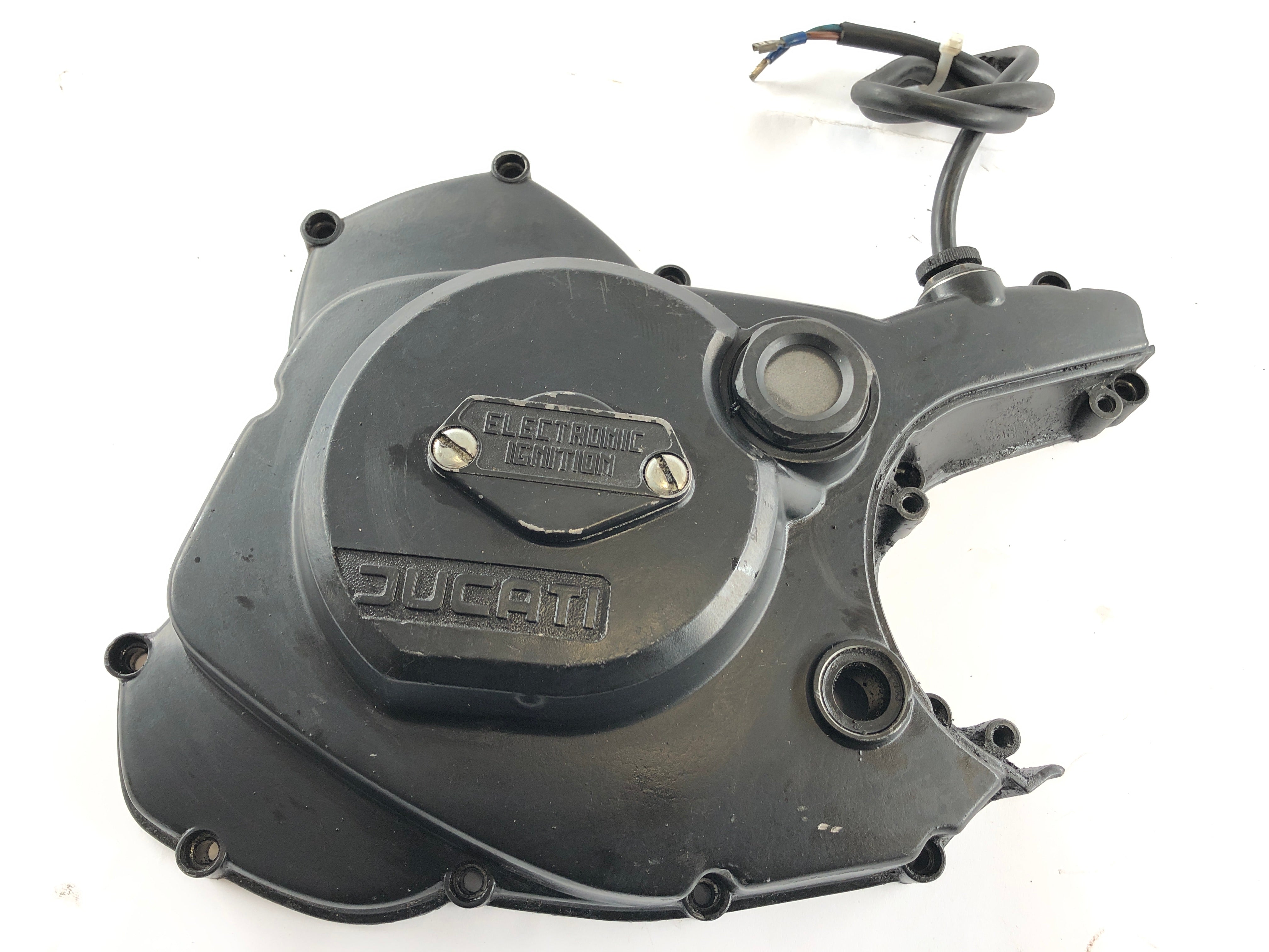 Ducati Paso 750 [1990] - Alternator cover with stator engine cover