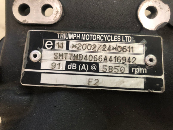 Triumph Street Triple R 675 D67LD [2010] - quadro com papéis