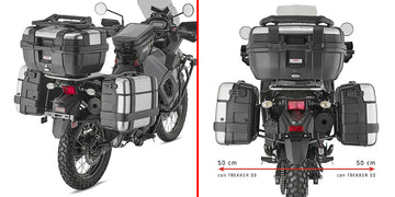 Kawasaki KLR 650 / KLR 650 S [GIVI] - Seitenkoffer-Träger für MONOKEY® Koffer